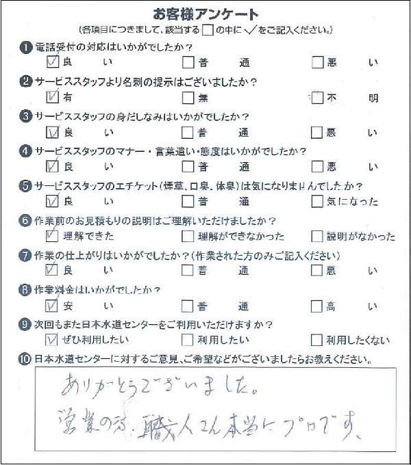 245926 トイレ交換 千）稲毛区 M様