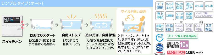 シンプルタイプ（オート）