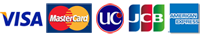 VISA,MasterCard,UC,JCB,AmerikanExpress